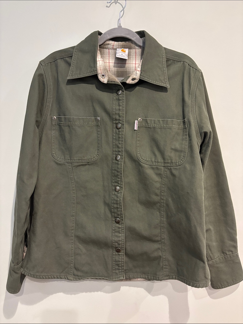 Carhartt Women's Olive Utility Chore Jacket